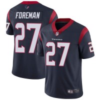 Nike Houston Texans #27 D'Onta Foreman Navy Blue Team Color Youth Stitched NFL Vapor Untouchable Limited Jersey