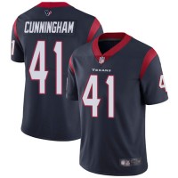 Nike Houston Texans #41 Zach Cunningham Navy Blue Team Color Youth Stitched NFL Vapor Untouchable Limited Jersey