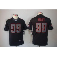 Nike Houston Texans #99 J.J. Watt Black Impact Youth Stitched NFL Limited Jersey