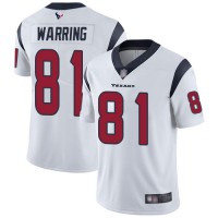 Nike Houston Texans #81 Kahale Warring White Youth Stitched NFL Vapor Untouchable Limited Jersey
