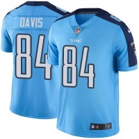 Nike Tennessee Titans #84 Corey Davis Light Blue Youth Stitched NFL Limited Rush Jersey