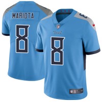 Nike Tennessee Titans #8 Marcus Mariota Light Blue Alternate Youth Stitched NFL Vapor Untouchable Limited Jersey