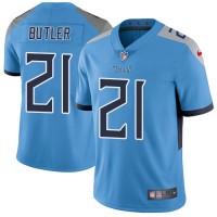 Nike Tennessee Titans #21 Malcolm Butler Light Blue Alternate Youth Stitched NFL Vapor Untouchable Limited Jersey
