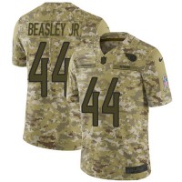 Nike Tennessee Titans #44 Vic Beasley Jr Camo Youth Stitched NFL Limited 2018 Salute To Service Jersey