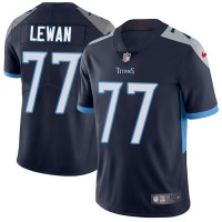 Nike Tennessee Titans #77 Taylor Lewan Navy Blue Team Color Youth Stitched NFL Vapor Untouchable Limited Jersey