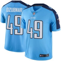 Nike Tennessee Titans #49 Nick Dzubnar Light Blue Youth Stitched NFL Limited Rush Jersey