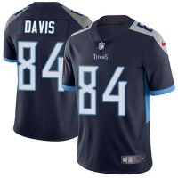 Nike Tennessee Titans #84 Corey Davis Navy Blue Team Color Youth Stitched NFL Vapor Untouchable Limited Jersey