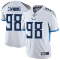 Nike Tennessee Titans #98 Jeffery Simmons White Youth Stitched NFL Vapor Untouchable Limited Jersey
