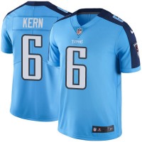 Nike Tennessee Titans #6 Brett Kern Light Blue Youth Stitched NFL Limited Rush Jersey