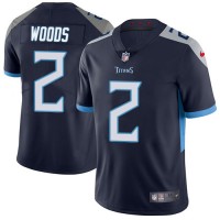 Nike Tennessee Titans #2 Robert Woods Navy Blue Team Color Youth Stitched NFL Vapor Untouchable Limited Jersey