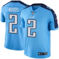 Nike Tennessee Titans #2 Robert Woods Light Blue Youth Stitched NFL Limited Rush Jersey