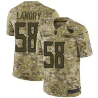 Nike Tennessee Titans #58 Harold Landry Camo Youth Stitched NFL Limited 2018 Salute to Service Jersey