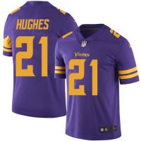 Nike Minnesota Vikings #21 Mike Hughes Purple Youth Stitched NFL Limited Rush Jersey