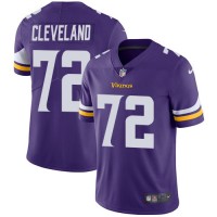 Nike Minnesota Vikings #72 Ezra Cleveland Purple Team Color Youth Stitched NFL Vapor Untouchable Limited Jersey