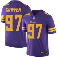 Nike Minnesota Vikings #97 Everson Griffen Purple Youth Stitched NFL Limited Rush Jersey