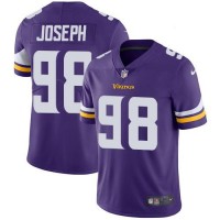Nike Minnesota Vikings #98 Linval Joseph Purple Team Color Youth Stitched NFL Vapor Untouchable Limited Jersey