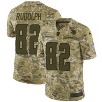 Nike Minnesota Vikings #82 Kyle Rudolph Camo Youth Stitched NFL Limited 2018 Salute to Service Jersey