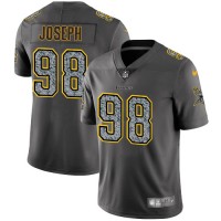 Nike Minnesota Vikings #98 Linval Joseph Gray Static Youth Stitched NFL Vapor Untouchable Limited Jersey