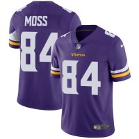 Nike Minnesota Vikings #84 Randy Moss Purple Team Color Youth Stitched NFL Vapor Untouchable Limited Jersey
