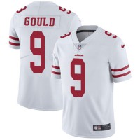 Nike San Francisco 49ers #9 Robbie Gould White Men's Stitched NFL Vapor Untouchable Limited Jersey
