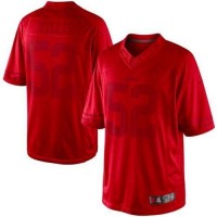 Nike San Francisco 49ers #52 Patrick Willis Red Men's Stitched NFL Drenched Limited Jersey