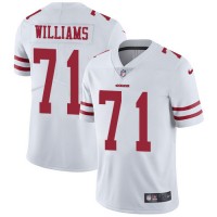 San Francisco San Francisco 49ers #71 Trent Williams White Men's Stitched NFL Vapor Untouchable Limited Jersey