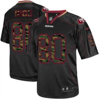 Nike San Francisco 49ers #80 Jerry Rice Black Men's Stitched NFL Elite Camo Fashion Jersey