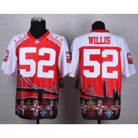 Nike San Francisco 49ers #52 Patrick Willis Red Men's Stitched NFL Elite Noble Fashion Jersey