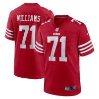 San Francisco San Francisco 49ers #71 Trent Wlliams Nike Men's 2022 Player Game Jersey - Scarlet
