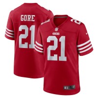 San Francisco San Francisco 49ers #21 Frank Gore Nike Men's 2022 Player Game Jersey - Scarlet