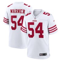 San Francisco San Francisco 49ers #54 Fred Warner Nike Men's 2022 Player Game Jersey - White