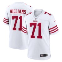 San Francisco San Francisco 49ers #71 Trent Wlliams Nike Men's 2022 Player Game Jersey - White
