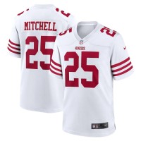 San Francisco San Francisco 49ers #25 Elijah Mitchell Nike Men's 2022 Player Game Jersey - White