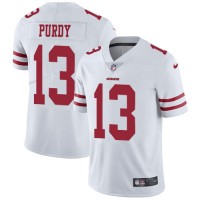 Nike San Francisco 49ers #13 Brock Purdy White Men's Stitched NFL Vapor Untouchable Limited Jersey