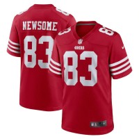 San Francisco San Francisco 49ers #83 Dazz Newsome Nike Men's 2022 Player Game Jersey - Scarlet