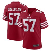 San Francisco San Francisco 49ers #57 Dre Greenlaw Nike Men's 2022 Player Game Jersey - Scarlet