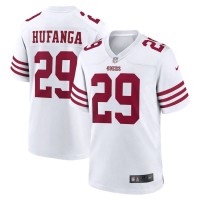 San Francisco San Francisco 49ers #29 Talanoa Hufanga Nike Men's 2022 Player Game Jersey - White