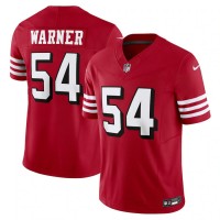 San Francisco San Francisco 49ers #54 Fred Warner Nike Men's Scarlet Vapor F.U.S.E. Limited Jersey Alternate