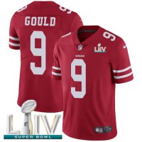 Nike San Francisco 49ers #9 Robbie Gould Red Super Bowl LIV 2020 Team Color Men's Stitched NFL Vapor Untouchable Limited Jersey