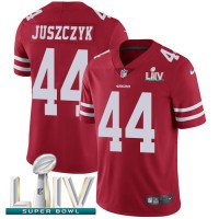 Nike San Francisco 49ers #44 Kyle Juszczyk Red Super Bowl LIV 2020 Team Color Men's Stitched NFL Vapor Untouchable Limited Jersey