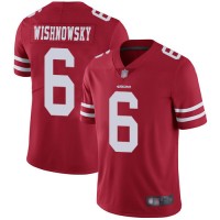 Nike San Francisco 49ers #6 Mitch Wishnowsky Red Team Color Men's Stitched NFL Vapor Untouchable Limited Jersey