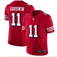 Nike San Francisco 49ers #11 Marquise Goodwin Red Team Color Men's Stitched NFL Vapor Untouchable Limited II Jersey