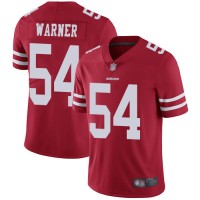 Nike San Francisco 49ers #54 Fred Warner Red Team Color Men's Stitched NFL Vapor Untouchable Limited Jersey