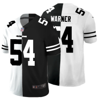 San Francisco San Francisco 49ers #54 Fred Warner Men's Black V White Peace Split Nike Vapor Untouchable Limited NFL Jersey