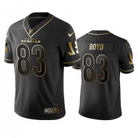 Cincinnati Bengals #83 Tyler Boyd Men's Stitched NFL Vapor Untouchable Limited Black Golden Jersey