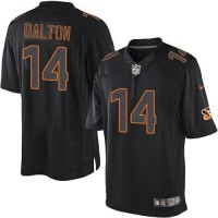Nike Cincinnati Bengals #14 Andy Dalton Black Men's Stitched NFL Impact Limited Jersey