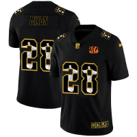 Cincinnati Cincinnati Bengals #28 Joe Mixon Men's Nike Carbon Black Vapor Cristo Redentor Limited NFL Jersey