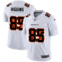 Cincinnati Cincinnati Bengals #85 Tee Higgins White Men's Nike Team Logo Dual Overlap Limited NFL Jersey