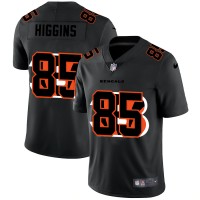 Cincinnati Cincinnati Bengals #85 Tee Higgins Men's Nike Team Logo Dual Overlap Limited NFL Jersey Black