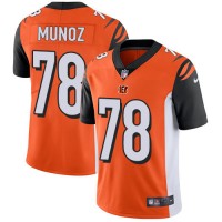 Nike Cincinnati Bengals #78 Anthony Munoz Orange Alternate Men's Stitched NFL Vapor Untouchable Limited Jersey